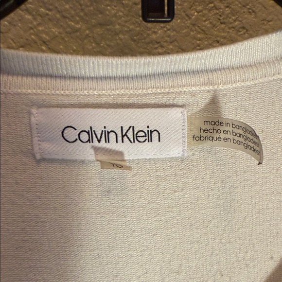 Calvin Klein Ivory Button-Up Cardigan - Picture 4 of 7